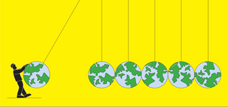 Geopolitics illustration